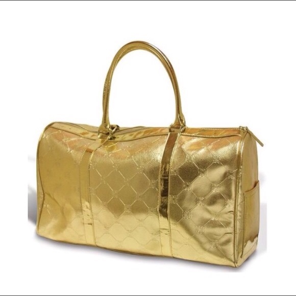 BCBGMaxAzria Handbags - 🌟 Gold BCBG travel bag 🌟